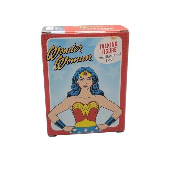 Wonder Woman Talking Figure and Illustrated Book by Running Press NEW Sealed - Picture 6 of 8